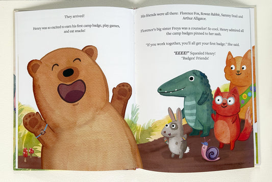 Henry Bear's Gentle Hands Book and Kit