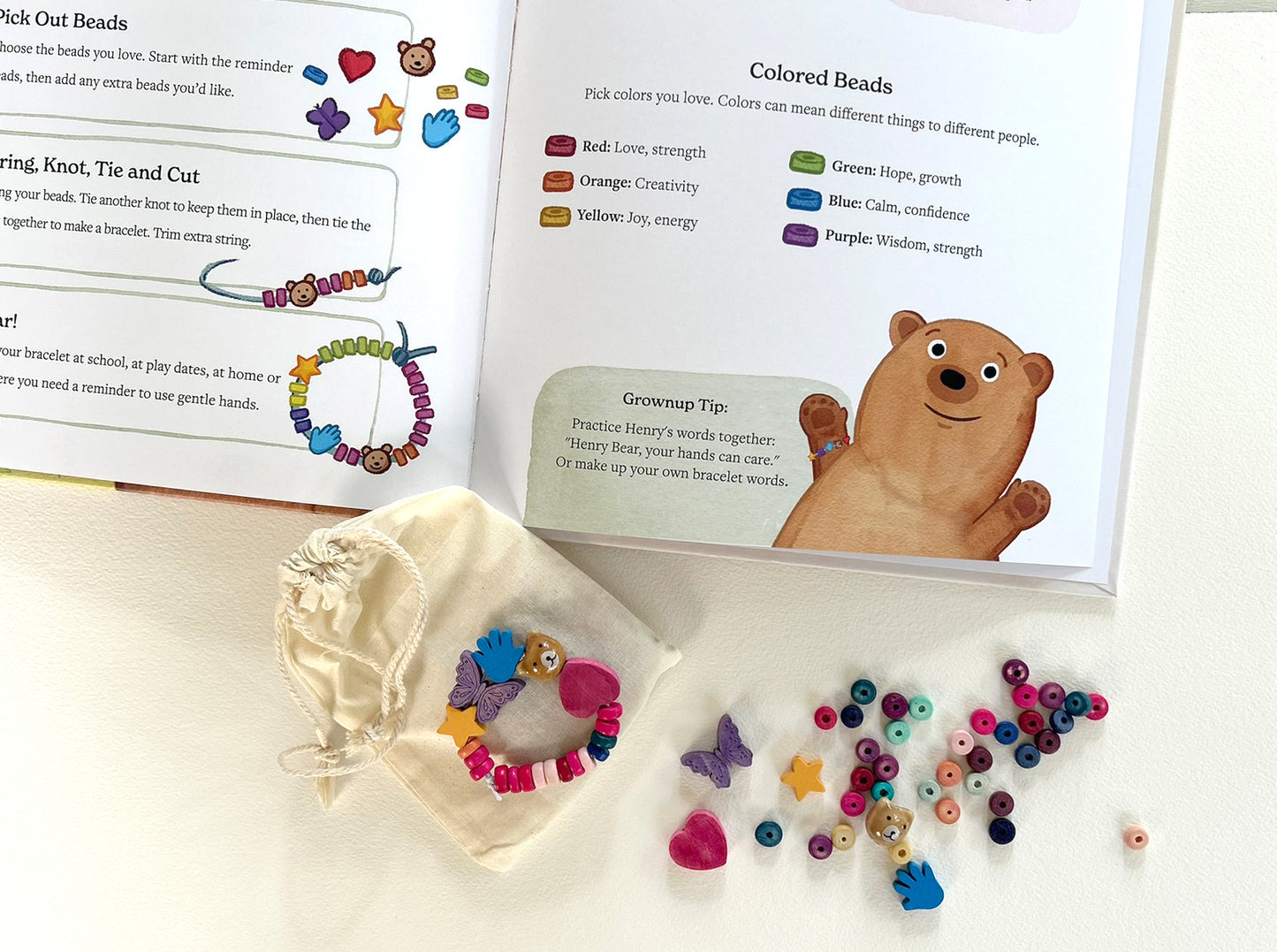 Henry Bear's Gentle Hands Book and Kit